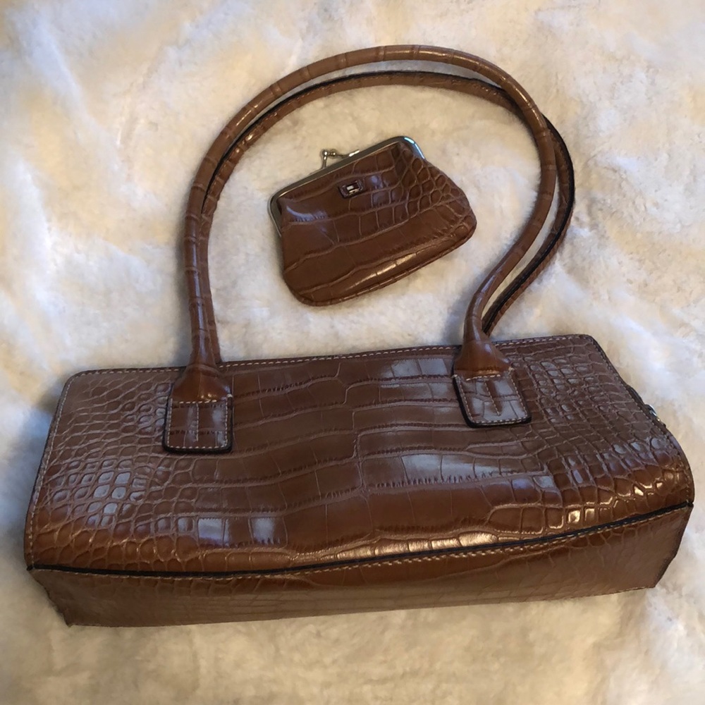 Vintage Tommy Hilfiger Shoulder Bag w/ Coin Purse